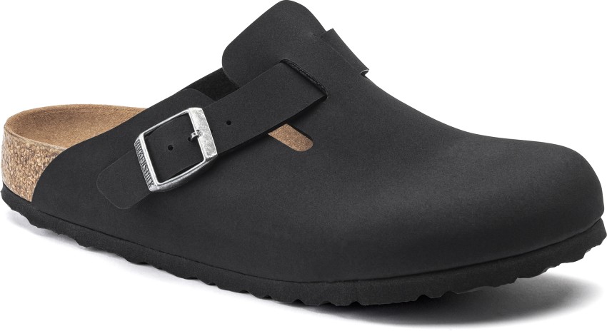 BIRKENSTOCK Boston Vegan Regular Width Men Black Clogs Buy