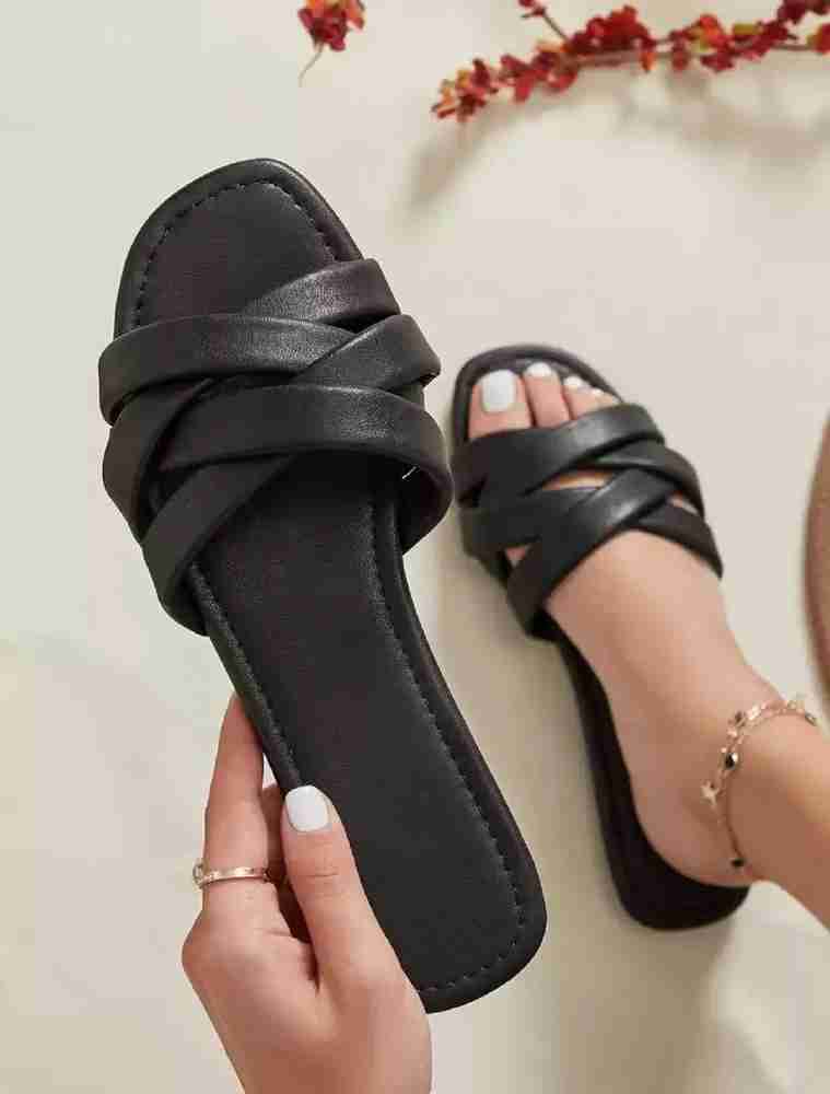 Black stylish sale sandals