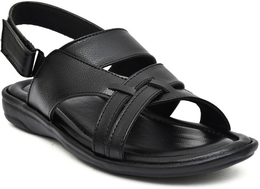 All black 2025 tara sport sandals