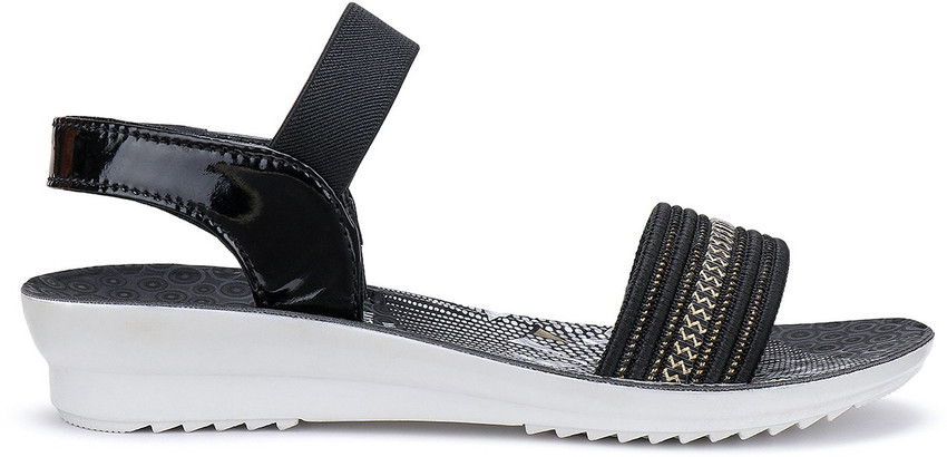 Multicolor best sale wedge sandals
