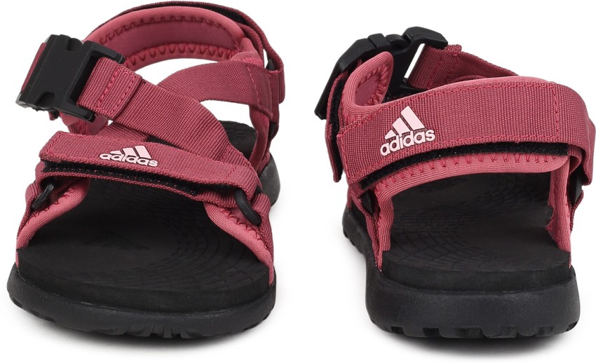 Adidas outlet sandals pink