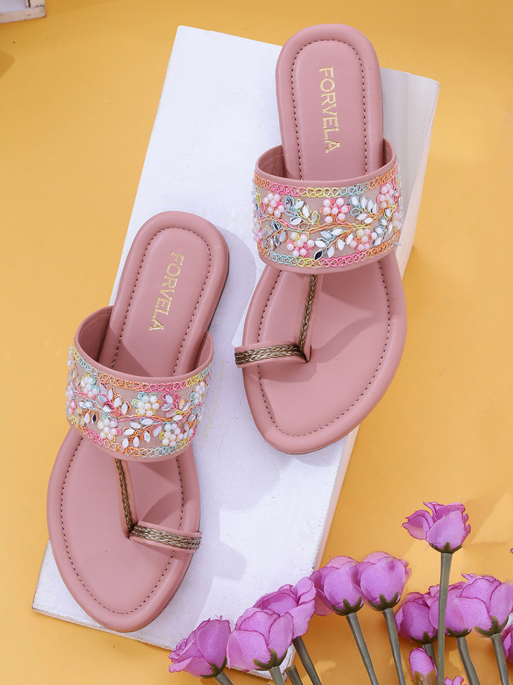 Flat Sandals Slippers In Meesho Ladies Chappals Sandals Below 200