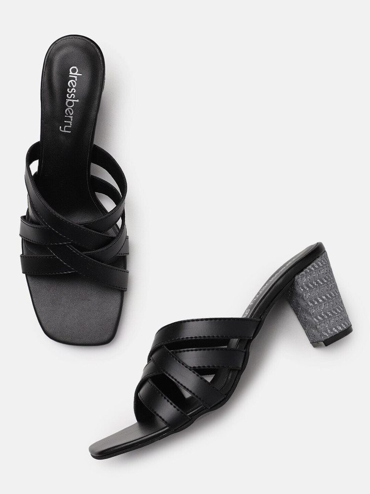 Dressberry Women Black Heels Buy Dressberry Women Black Heels