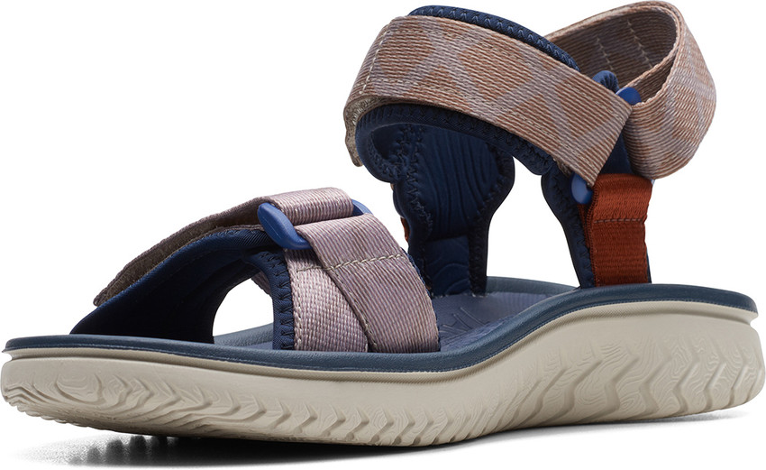 Clarks sandals mens purple cheap