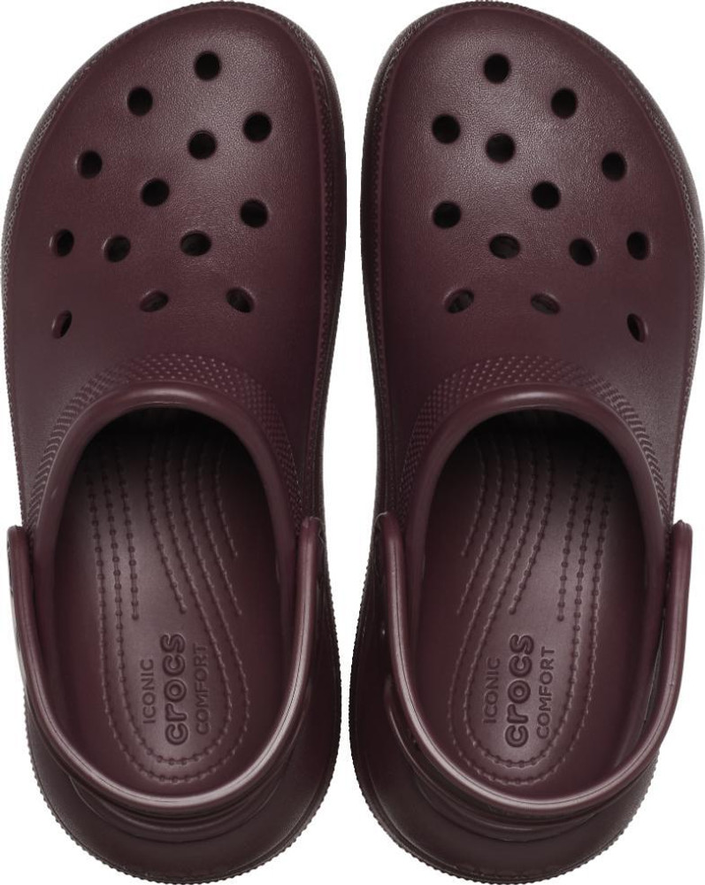 Crocs burgundy cheap