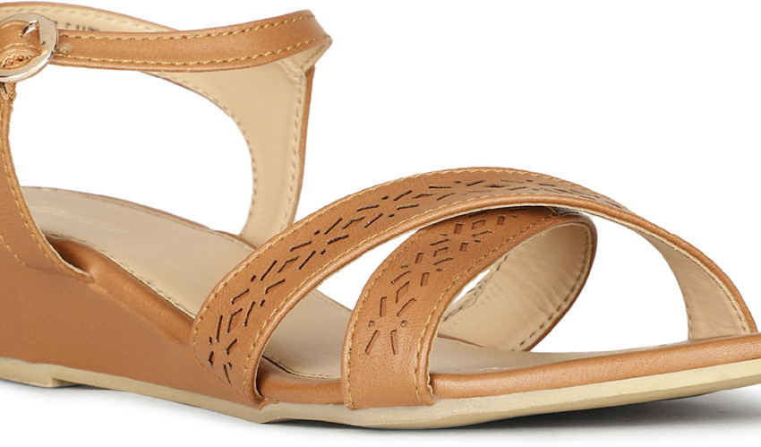 Bata Women Tan Wedges Buy Bata Women Tan Wedges Online at Best