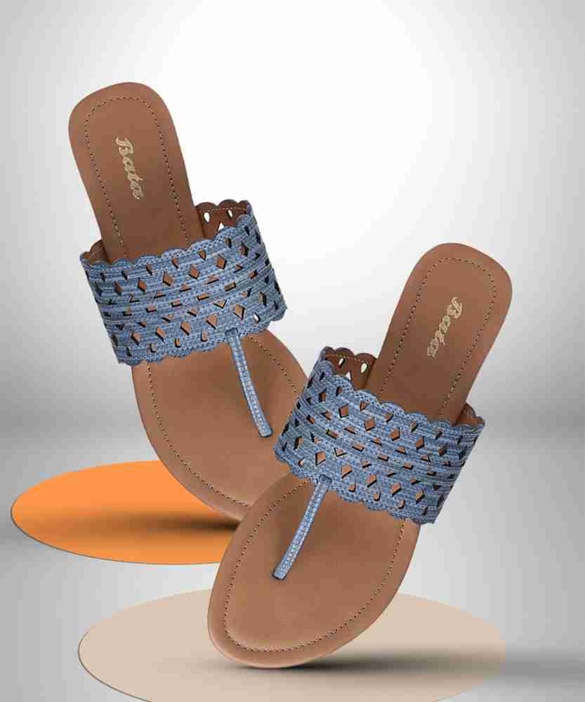 Bata Women Blue Sandals - Buy Bata Women Blue Sandals Online at