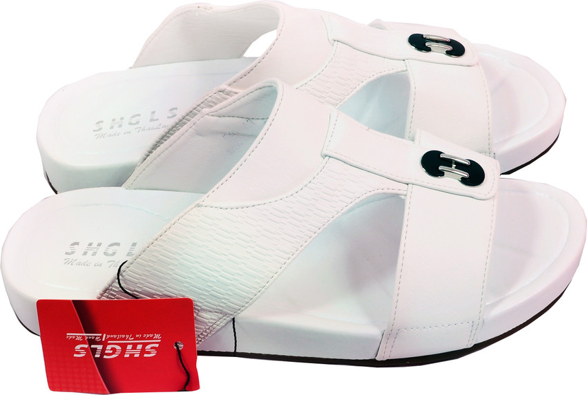 LEATHER CHAPPAL FOR MEN Men White Sandals Buy LEATHER CHAPPAL