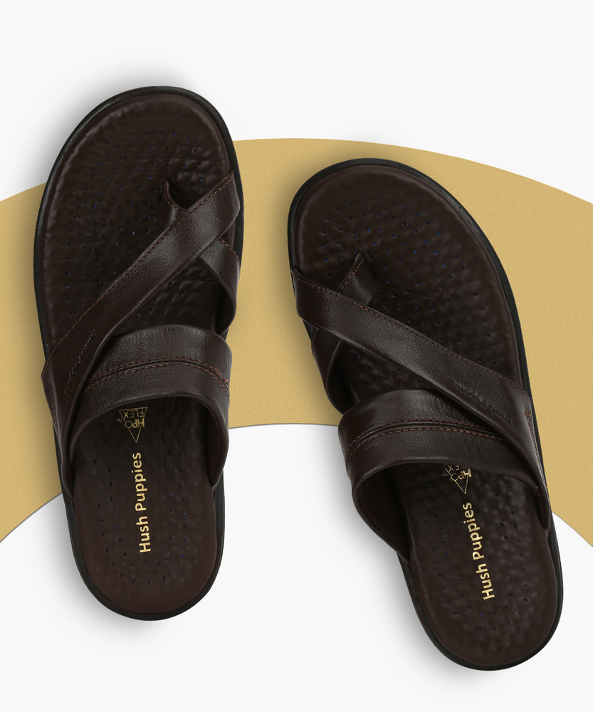 HUSH PUPPIES CHARLES TOE RING Men Brown Flats
