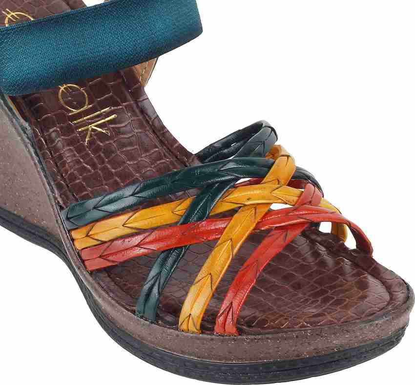 Catwalk multi color wedges clearance