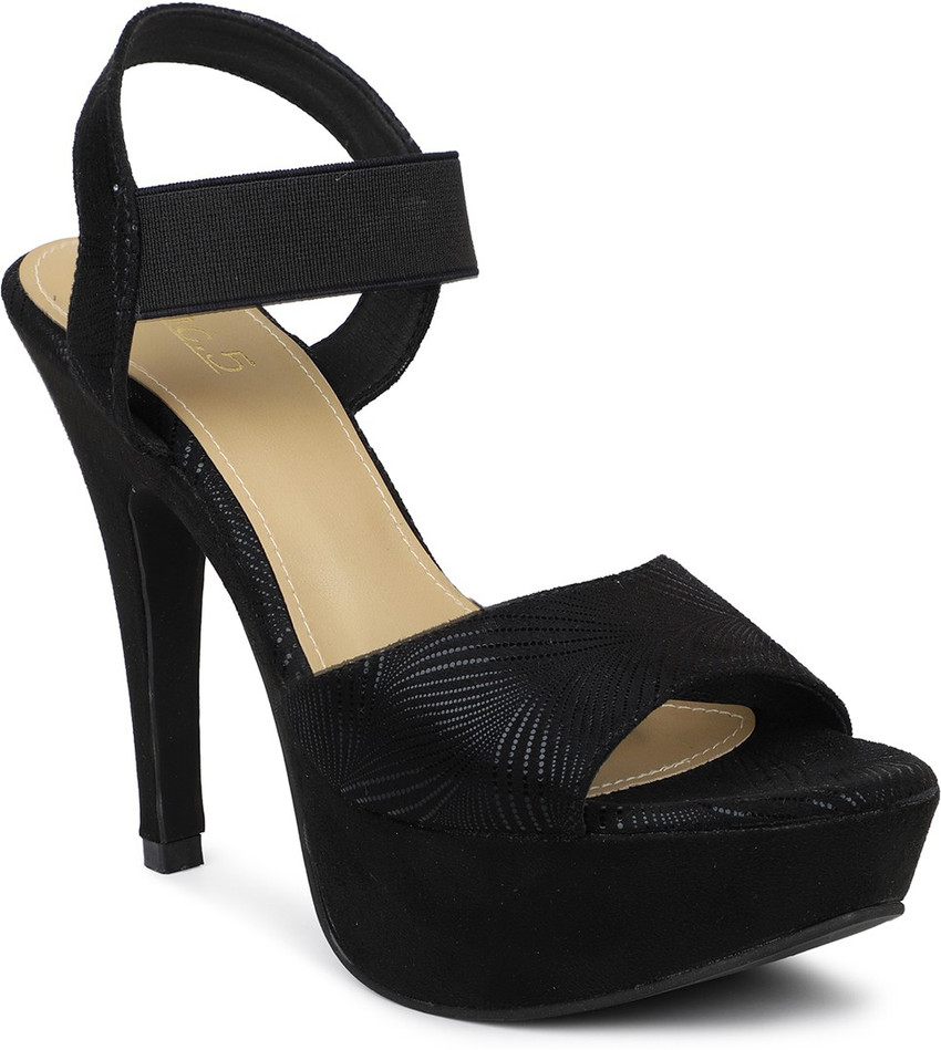Inc.5 Women Black Heels Buy Inc.5 Women Black Heels Online at