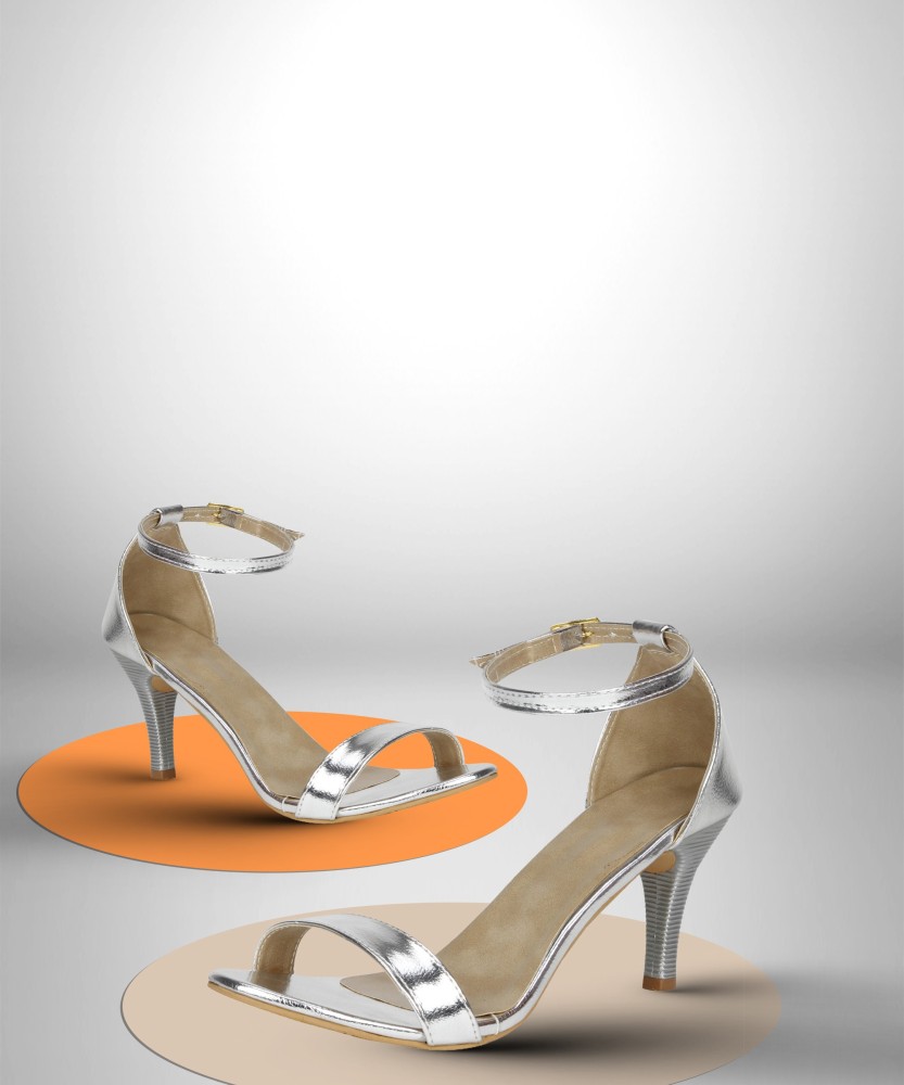 Buy Silver Heels For Women at Lowest Prices Online In India