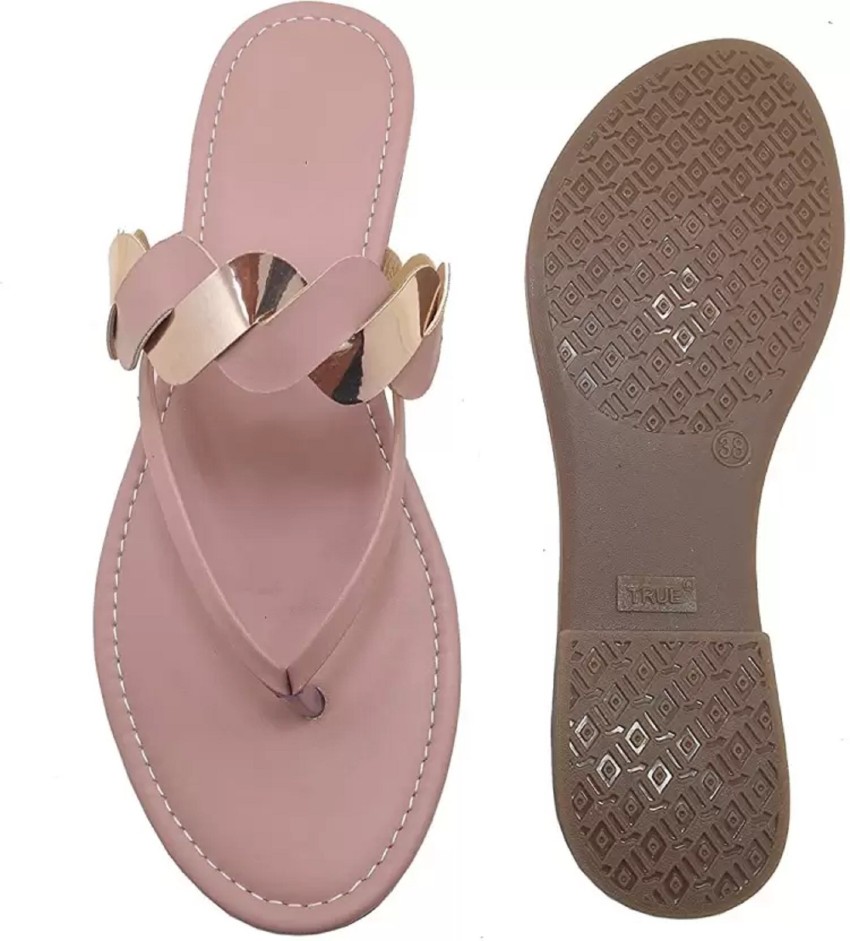 Guess tutu bow discount flip flops rose gold