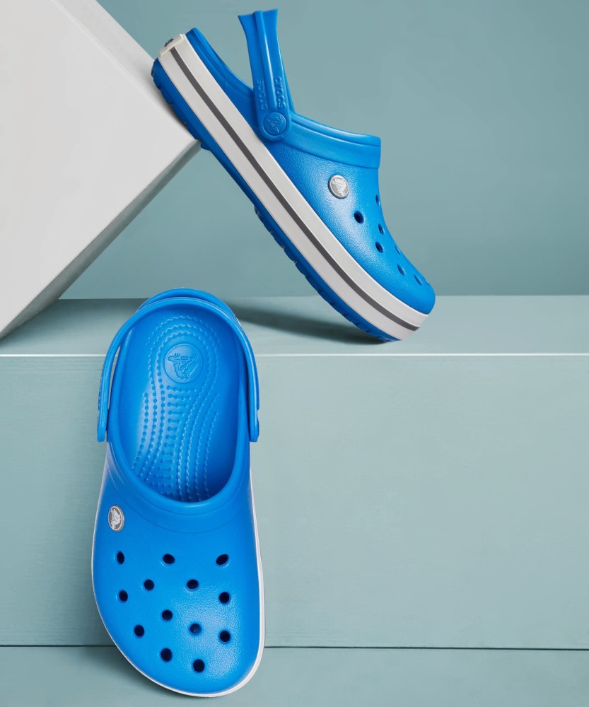 Mens deals blue crocs