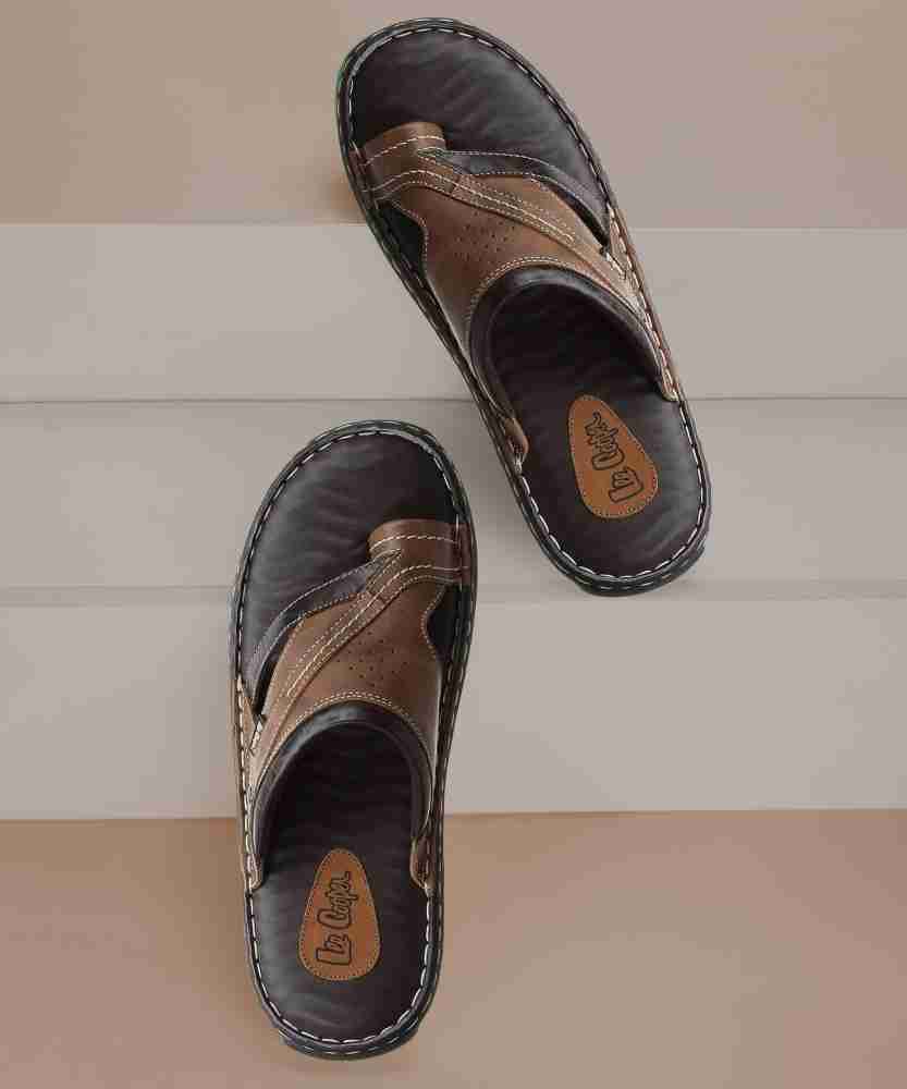 Lee cooper tan hot sale sandals