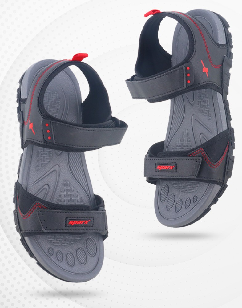 Sparx Men Black Red Sports Sandals Buy Sparx Men Black Red