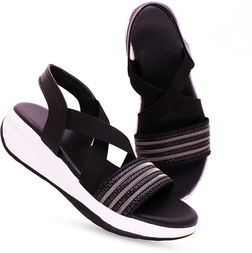 Sandals for girls online black