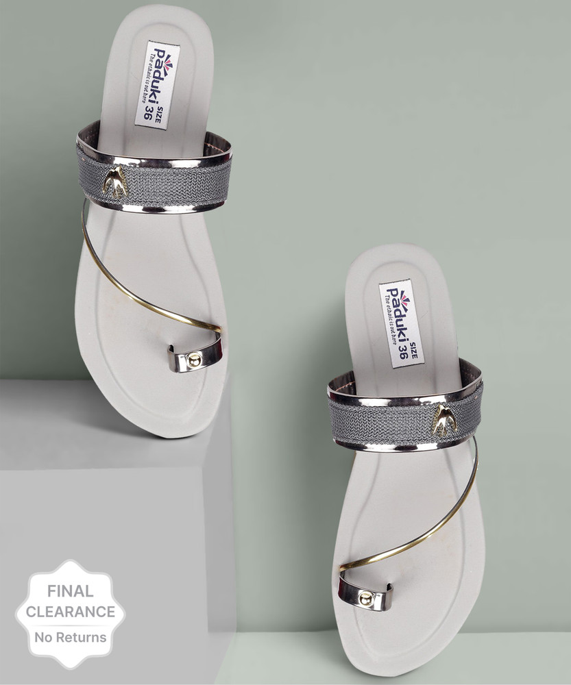 Paduki Women Grey Flats Buy Paduki Women Grey Flats Online at