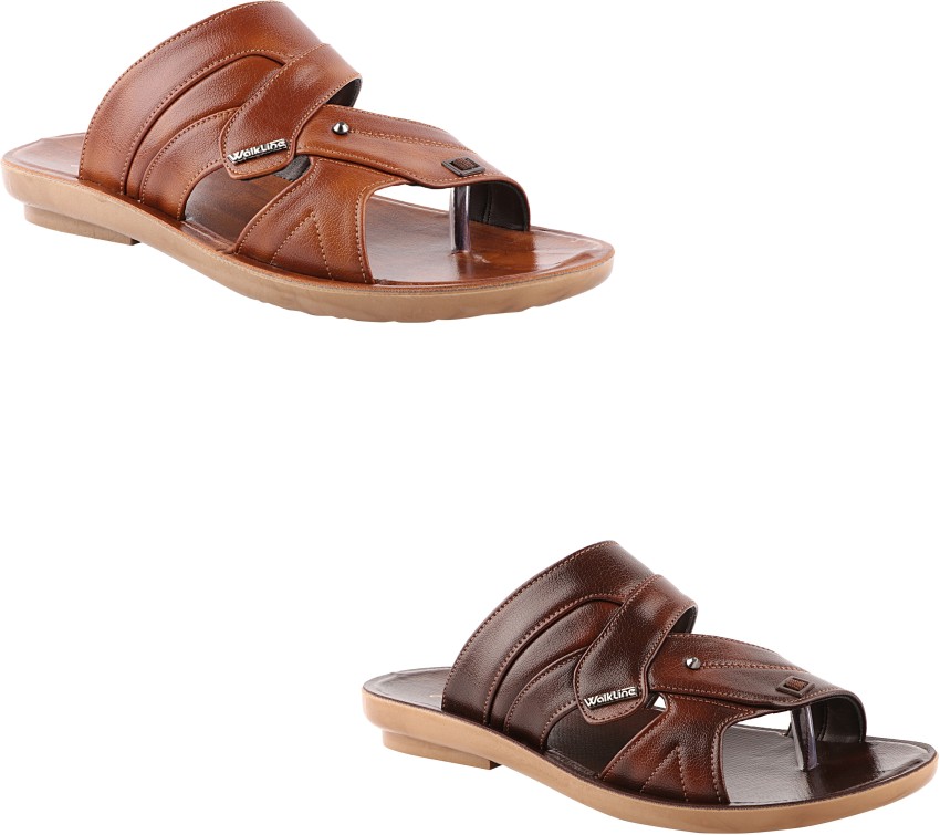 WALKLINE Men Brown Sandals Buy WALKLINE Men Brown Sandals Online