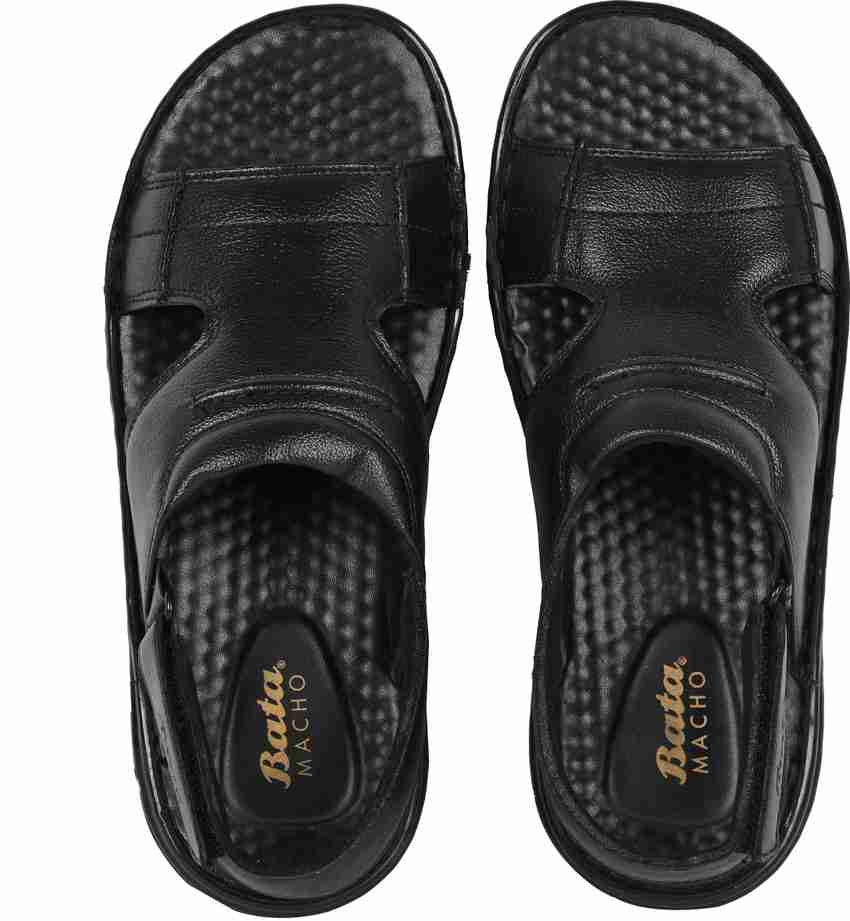 Bata black sandal hot sale