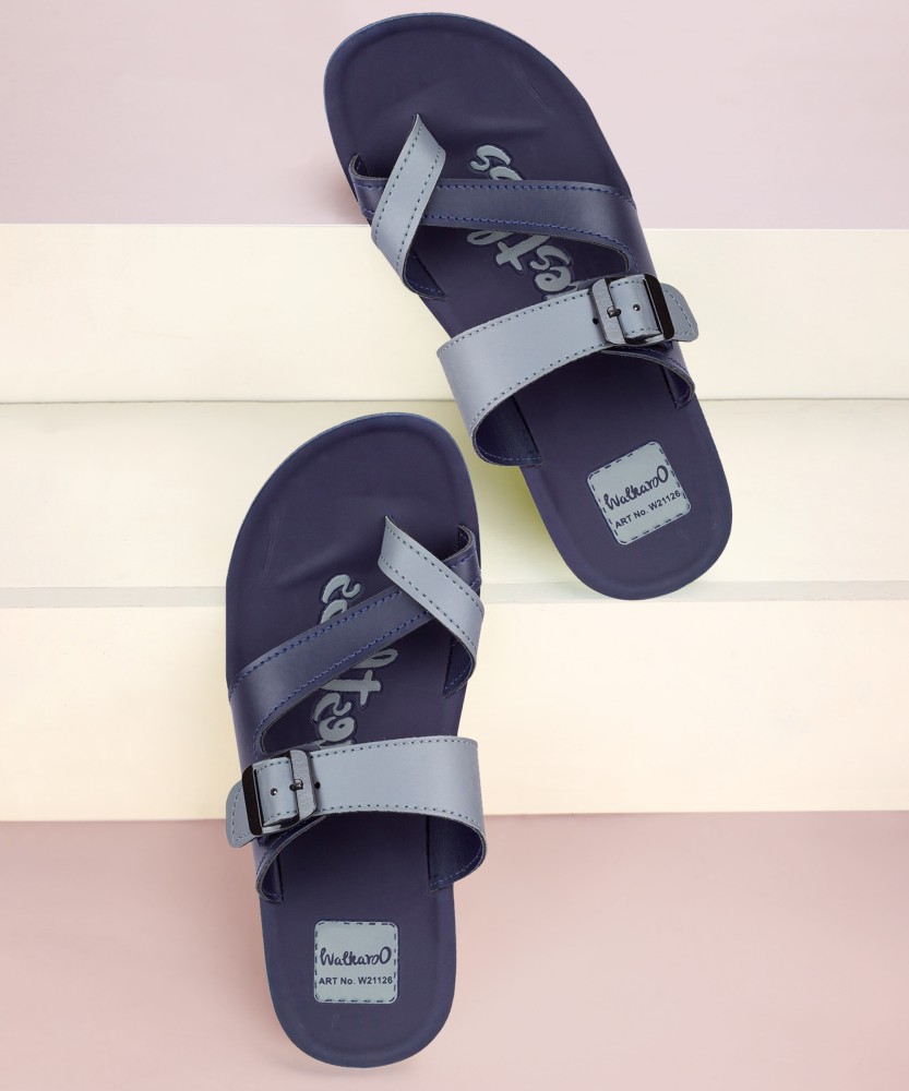 WALKAROO Men Navy Sandals Buy WALKAROO Men Navy Sandals Online