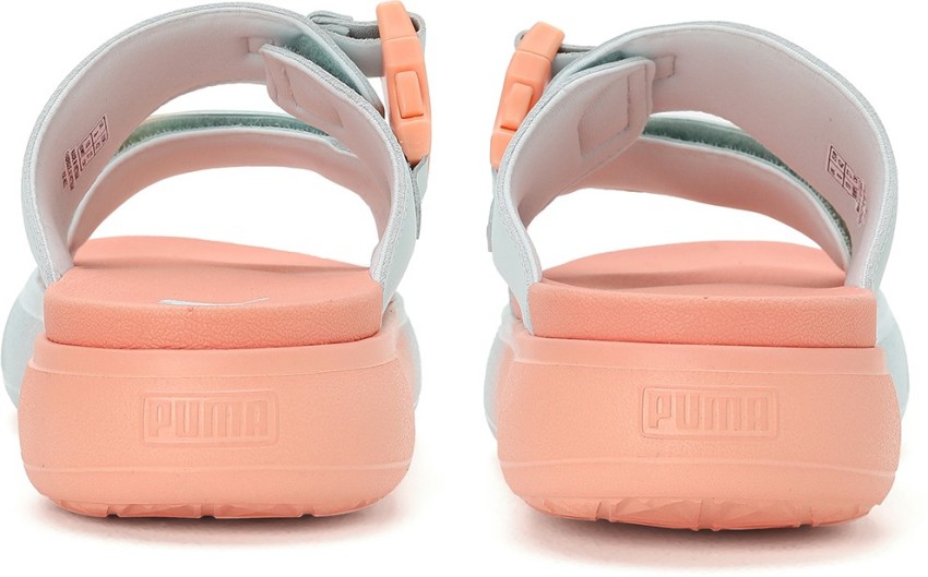 Puma sandals hot sale women orange