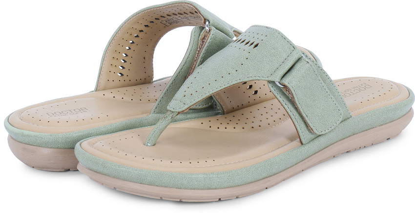 DOCTOR EXTRA SOFT Flat Memory Foam Slippers FlipFlops Comfortable