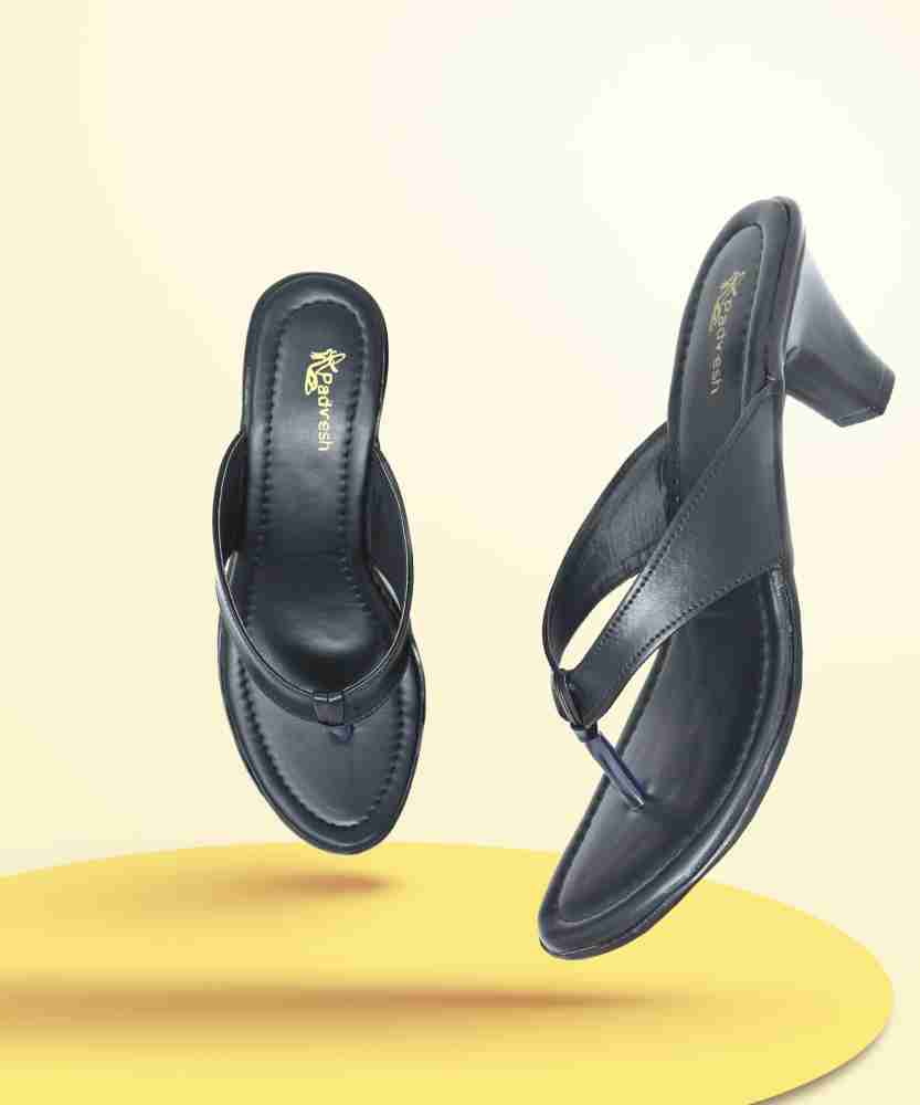 Flip flop heels discount black