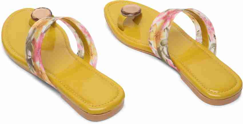 Shoestail Women Yellow Flats Buy Shoestail Women Yellow Flats