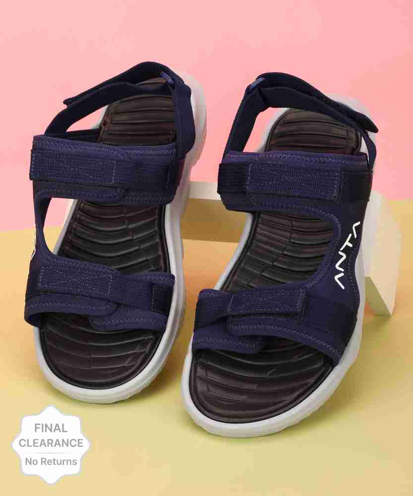 ANTA EASY FLEX Men Black, Navy Sports Sandals