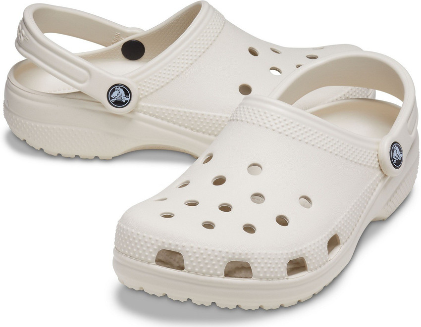 CROCS Classic Men Grey White Clogs Buy CROCS Classic Men Grey