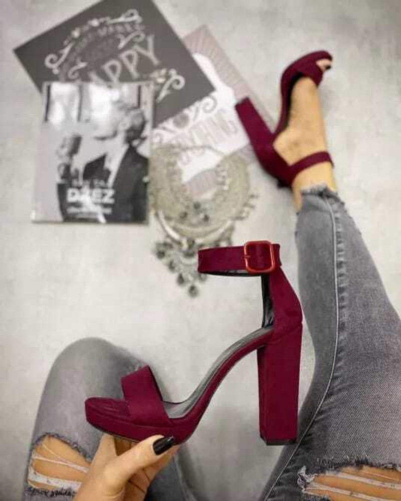 Kiwaoo Women Maroon Heels Buy Kiwaoo Women Maroon Heels Online