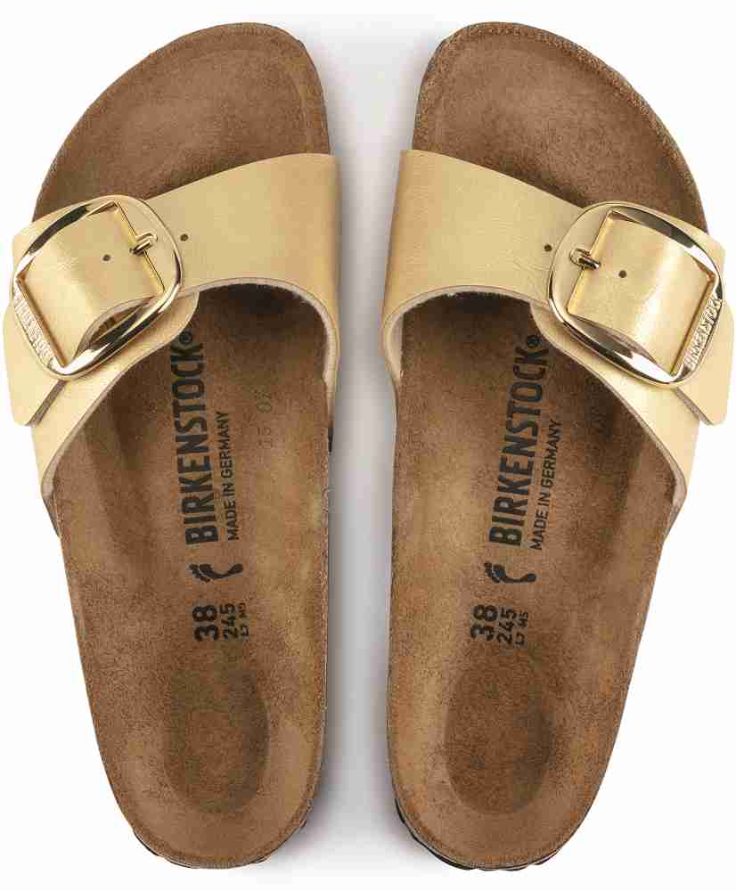 BIRKENSTOCK Madrid Big Buckle Narrow Width Women Gold Flats Buy