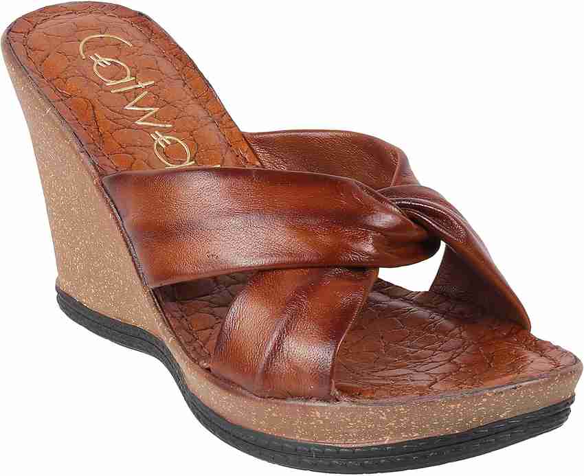 Catwalk Women Brown Wedges Buy Catwalk Women Brown Wedges Online
