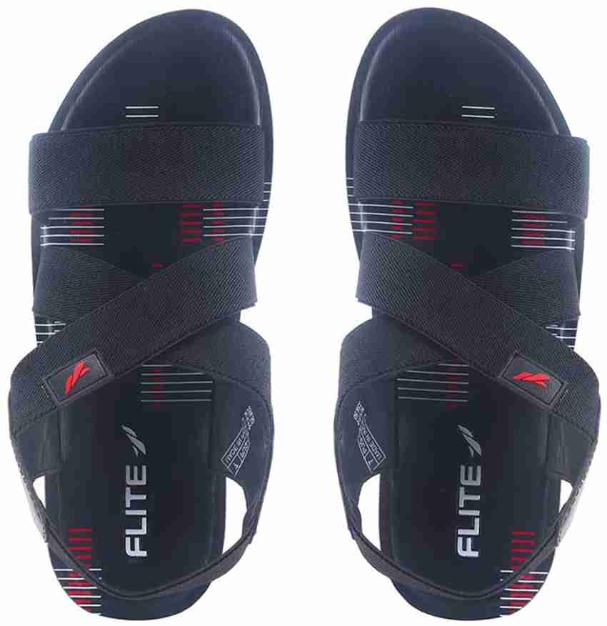 FLITE Men Black Black Sports Sandals Buy FLITE Men Black Black