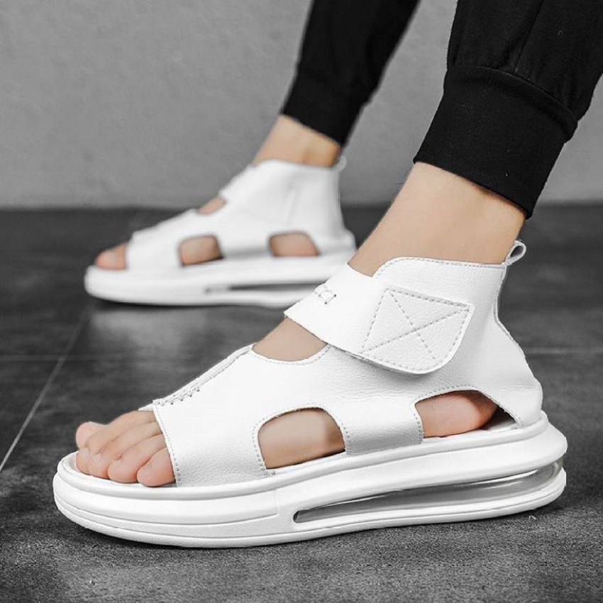 White discount people sandals