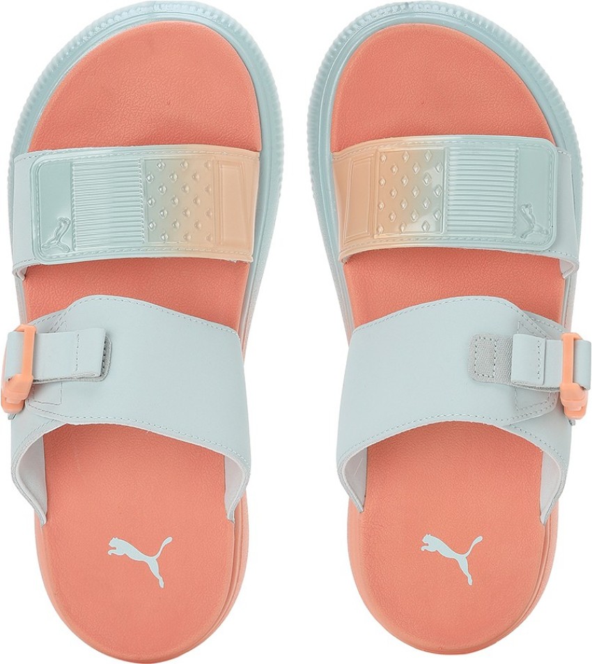 Puma sandals women store orange