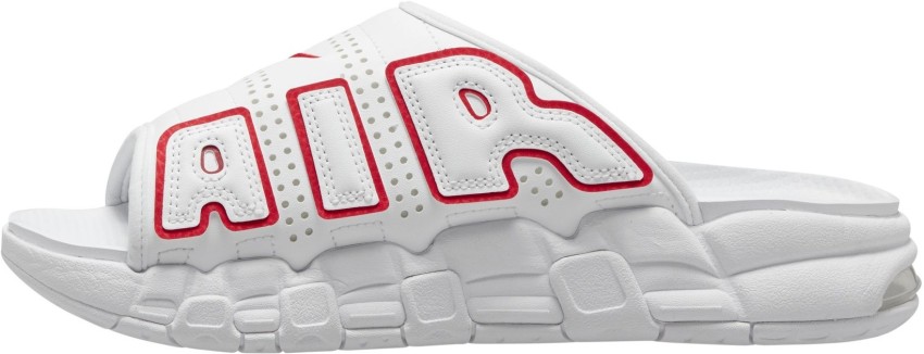 NIKE Air More Uptempo Men White Sandals