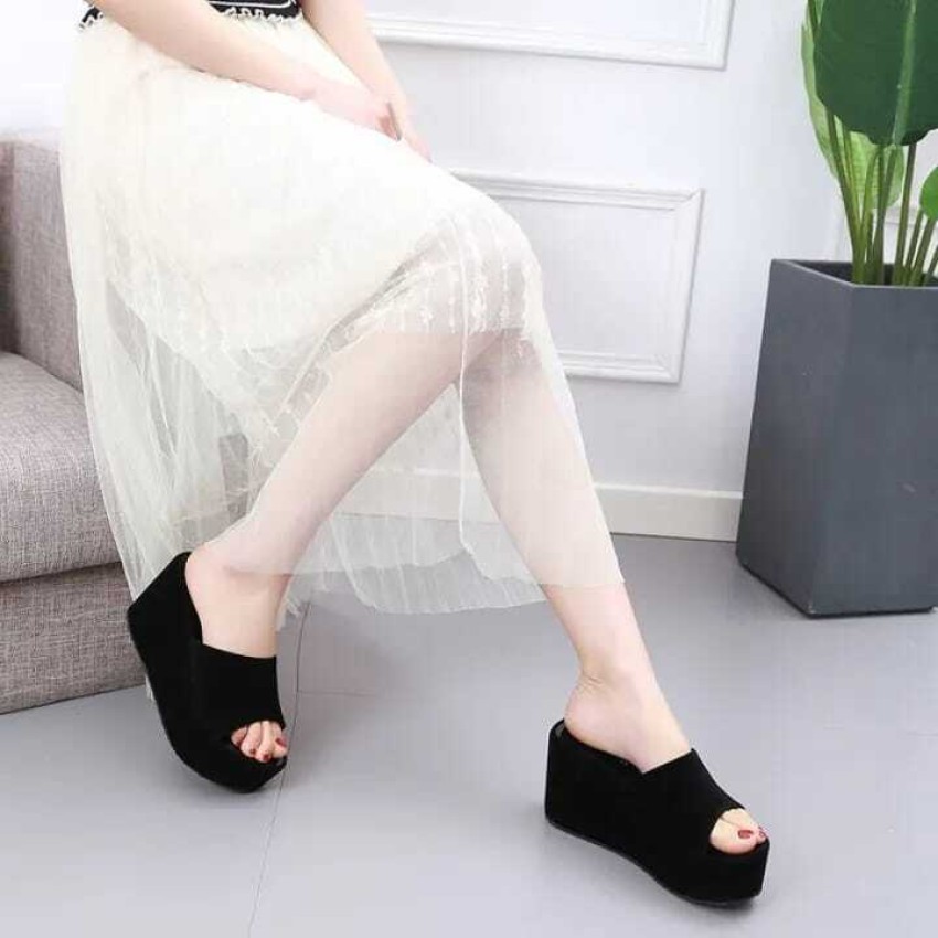 Rubber discount heel sandals