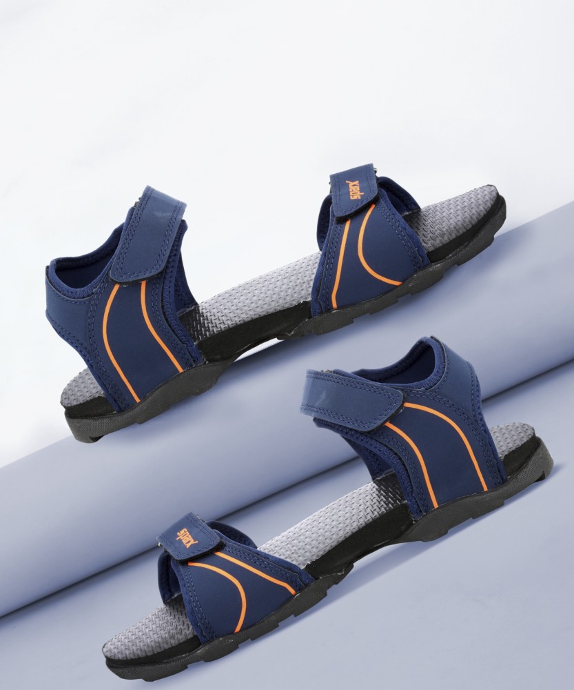 Sparx Sparx Men SS 703 Navy Blue Orange Floater Sandals Men Navy Orange Sandals