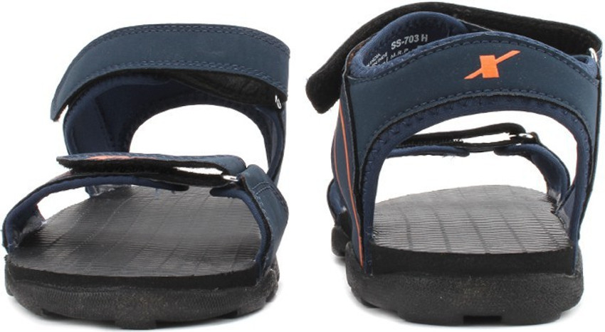 Sparx Sparx Men SS 703 Navy Blue Orange Floater Sandals Men Navy