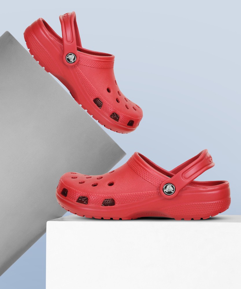 men red crocs