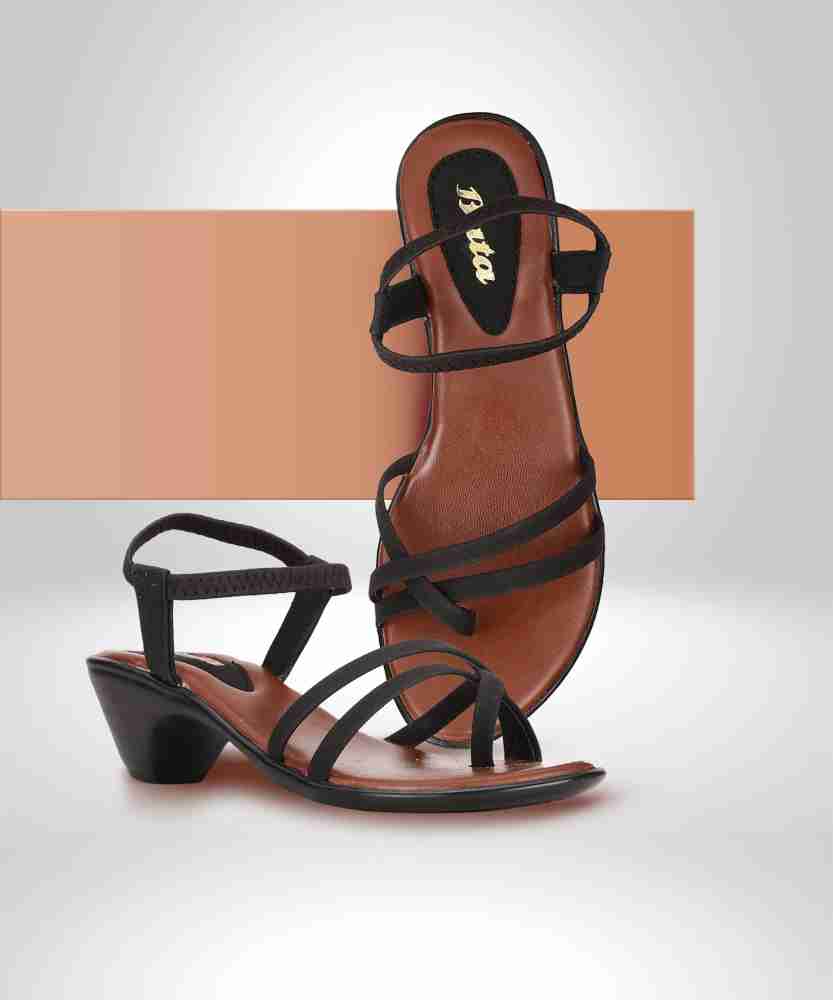 Bata black heels on sale sandals