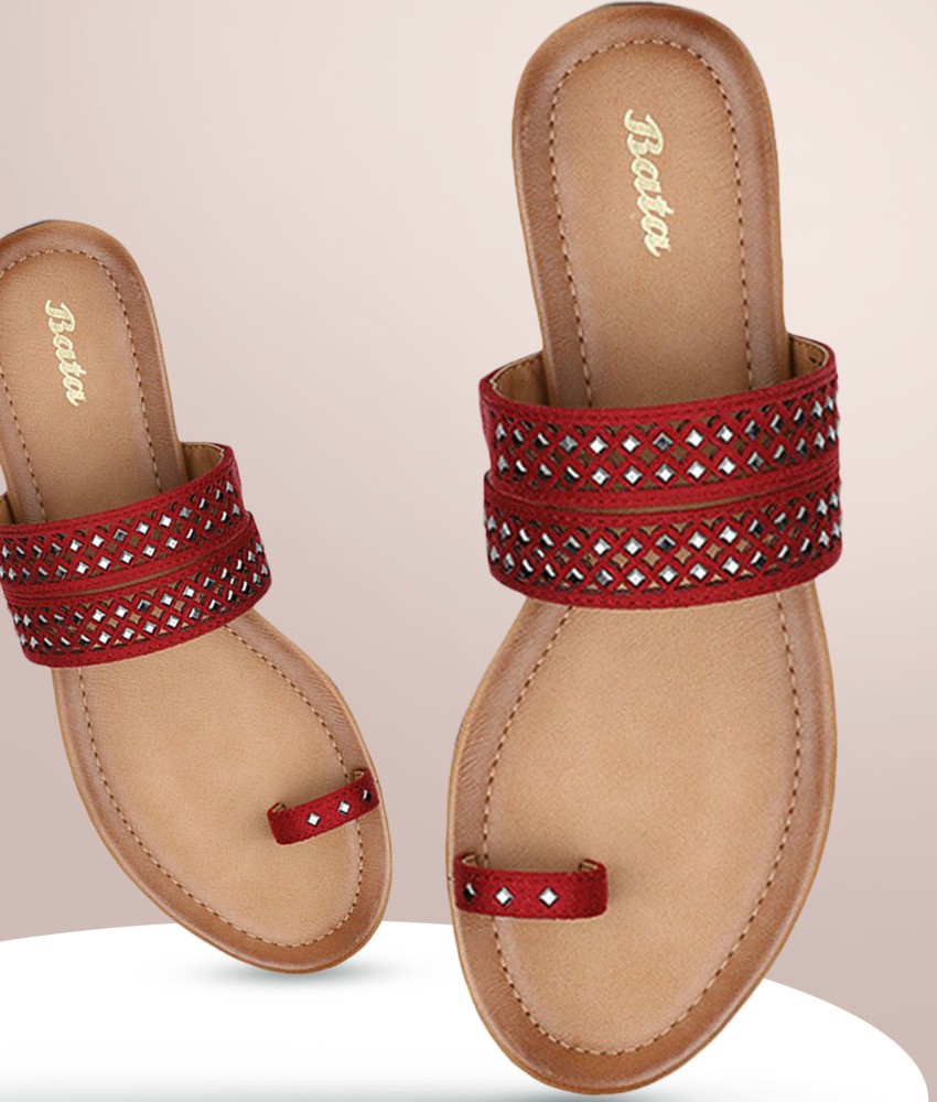 MOCHI Women Black, Red Flats - Buy MOCHI Women Black, Red Flats Online at  Best Price - Shop Online for Footwears in India