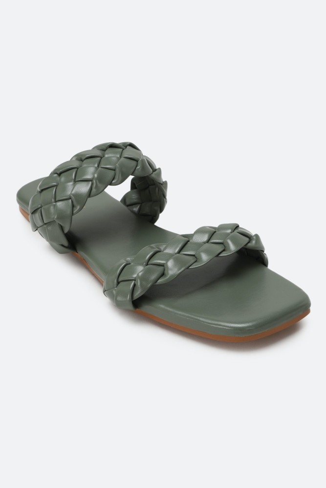 Allen Solly Women Green Sandals - Buy Allen Solly Women Green Sandals  Online at Best Price - Shop Online for Footwears in India