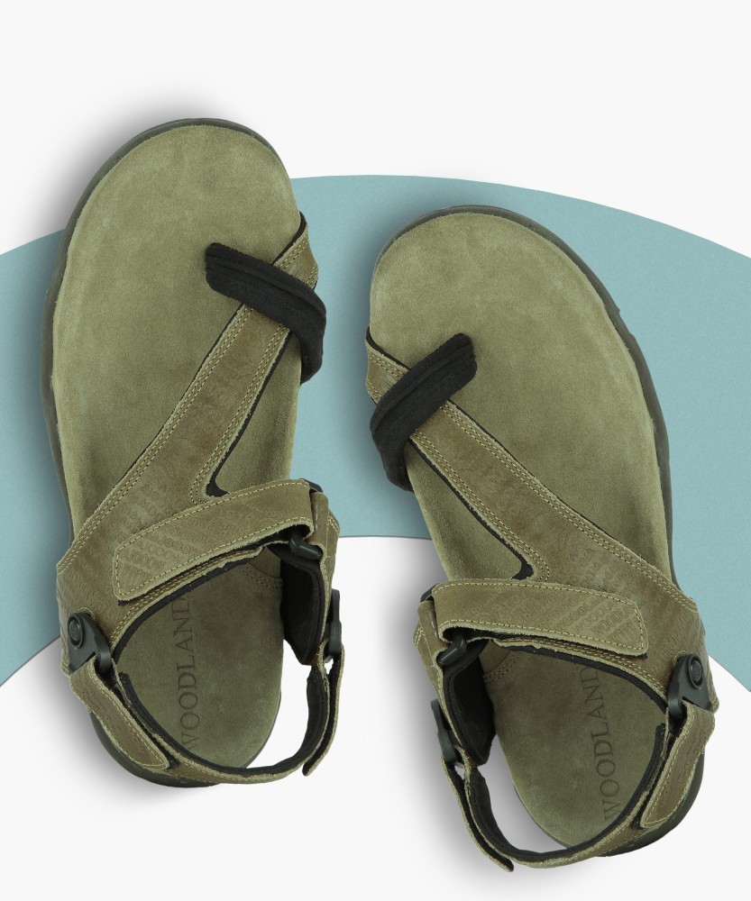 Woodland store leather chappal