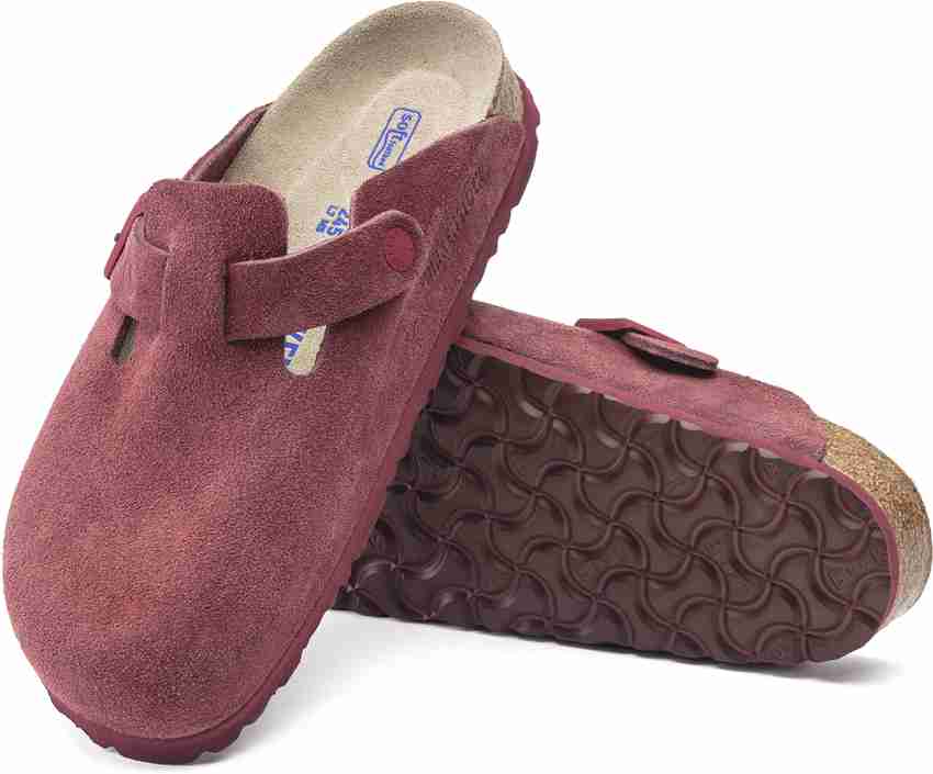 Birkenstock boston red clearance