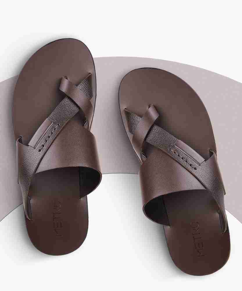 Metro chappal mens sales