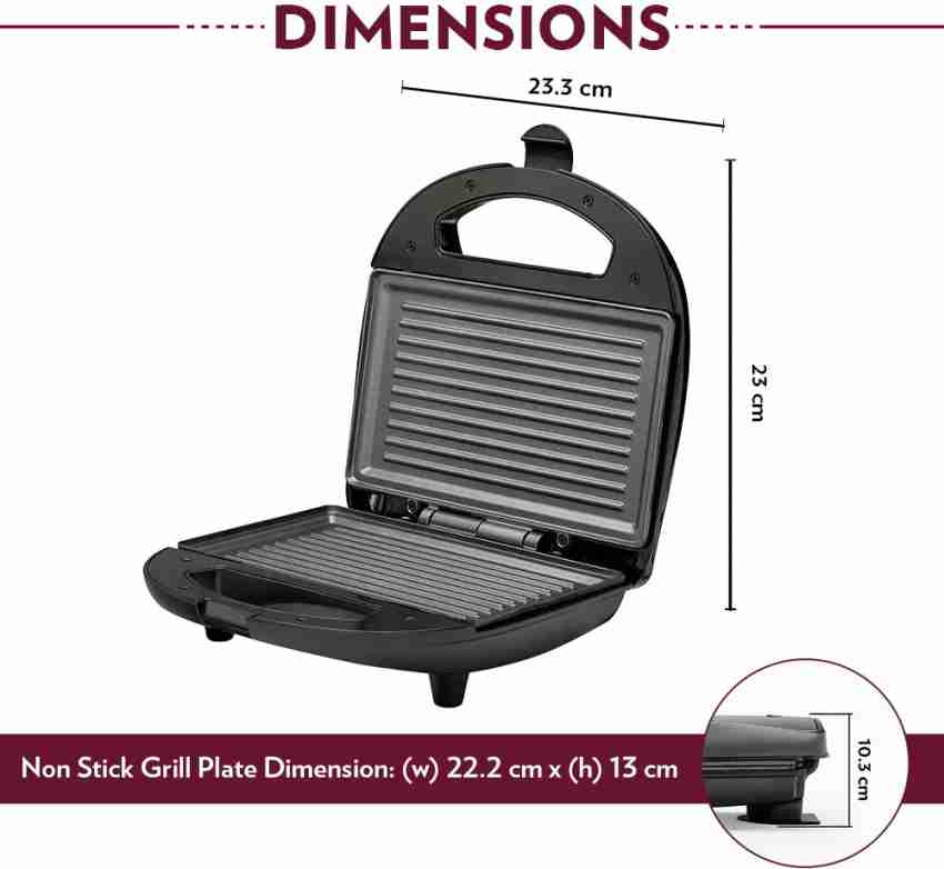 Buy Grill Sandwich Makers & Waffle Makers Online at Great Prices - Borosil