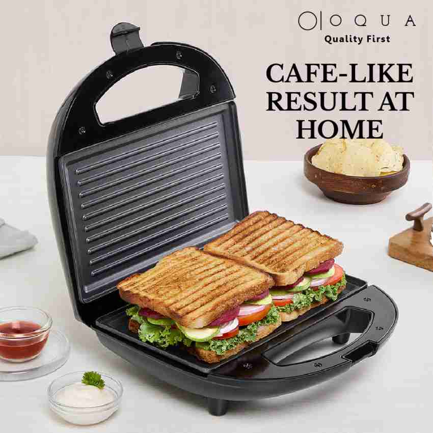 OQUA Electric Sandwich Maker Toaster Grill Price in India Buy OQUA Electric Sandwich Maker Toaster Grill Online at Flipkart